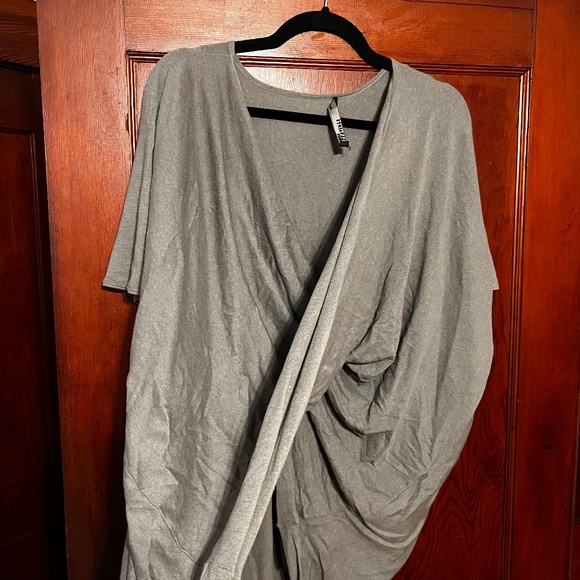 AllSaints Draped Crossover Wrap Top — Women’s Medium - Picture 8 of 9